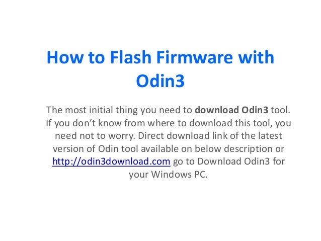 ODIN3 SCARICARE